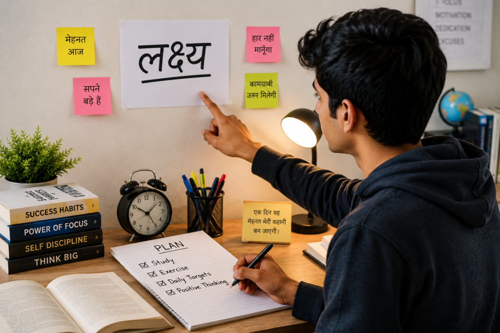 अपने जो लक्ष्य बनाया है उसको हर कीमत पर याद रखों
